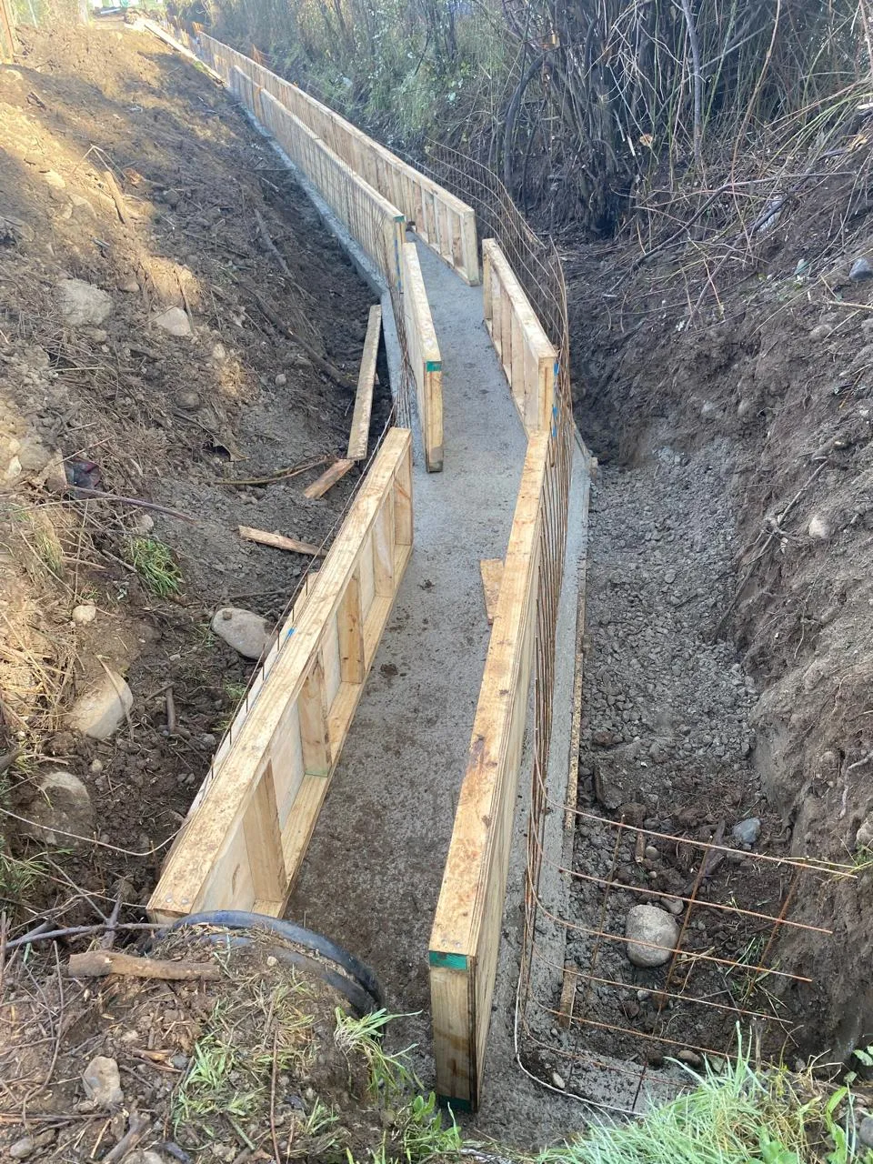Canal vecinal sector Vega Ancoa